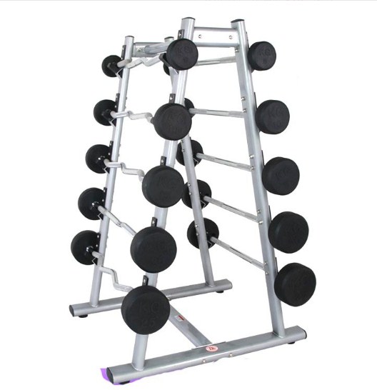 Barbell Curl Bar - Fixed Barbell Storage Rack Chinese Factory