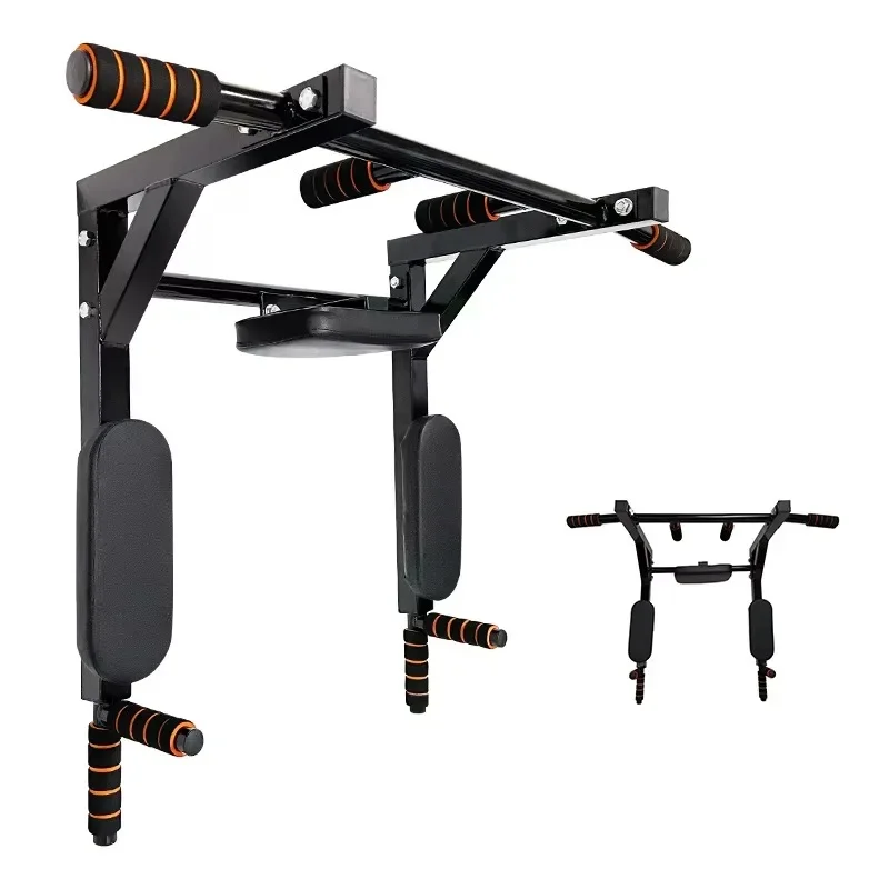 Home Gym Workout - Multifunctional Wall Mounted Pull-Up Bar and