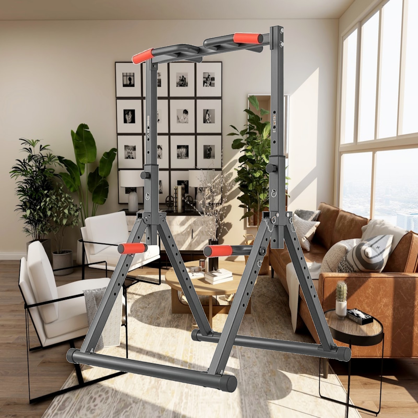 Home Gym Workout - Adjustable Children Pull Up Bar Foam