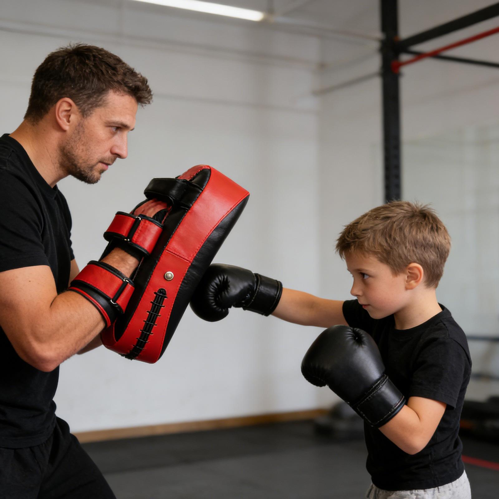 PU Leather Boxing Pads Curved  - Home Gym Equipments review and price