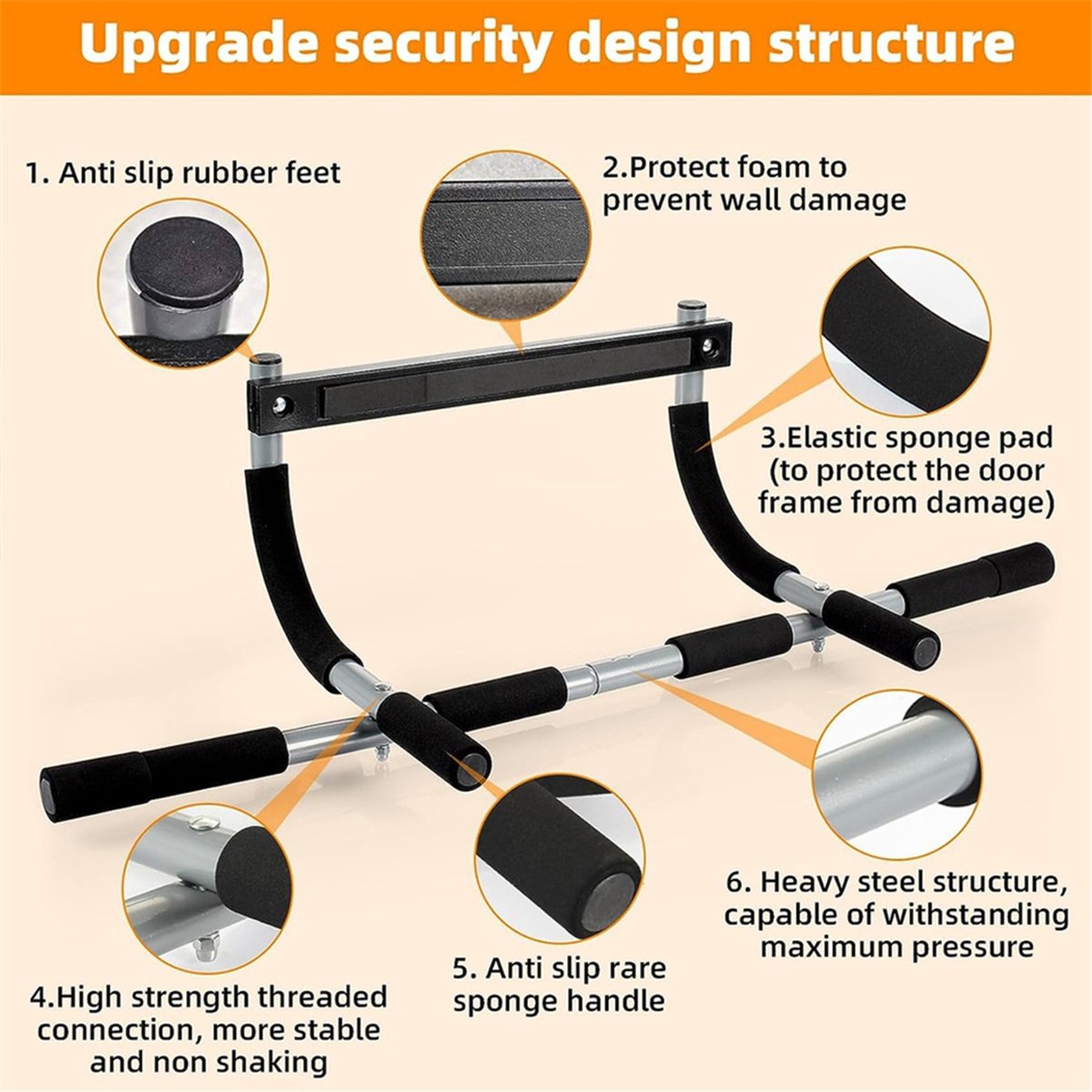 ABST Wall Mounted Pull Up Bar  - Chin Up Doorframe review and price