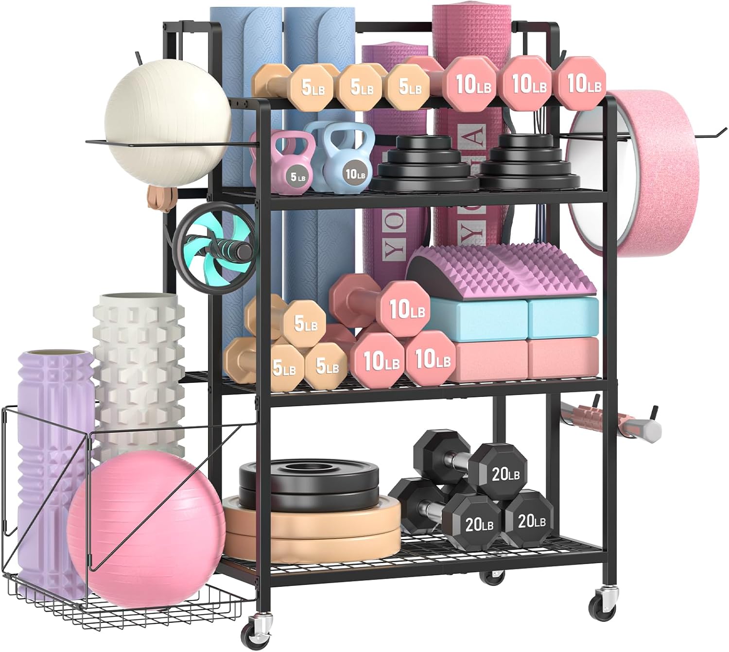 Home Gym Storage, No Material  - Home Gym Equipments review and price