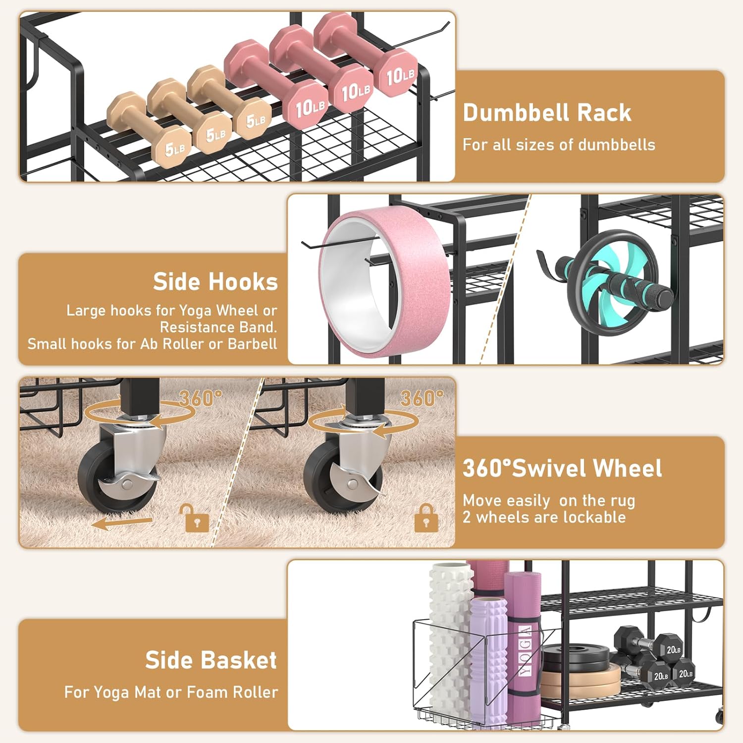 Home Gym Storage, No Material  - Home Gym Equipments review and price