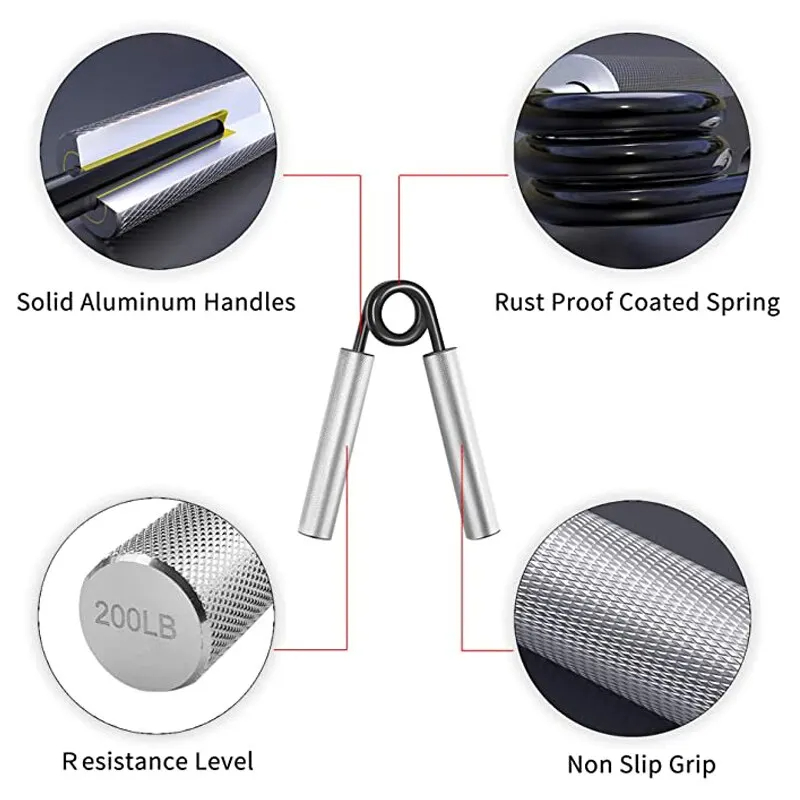 Metal Hand Grip Set 100LB-300L - Home Gym Outfit review and price
