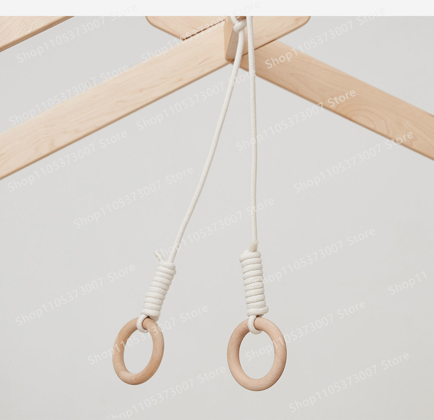 Bed hanging rings, solid wood  - Gymnastic Rings Wooden review and price