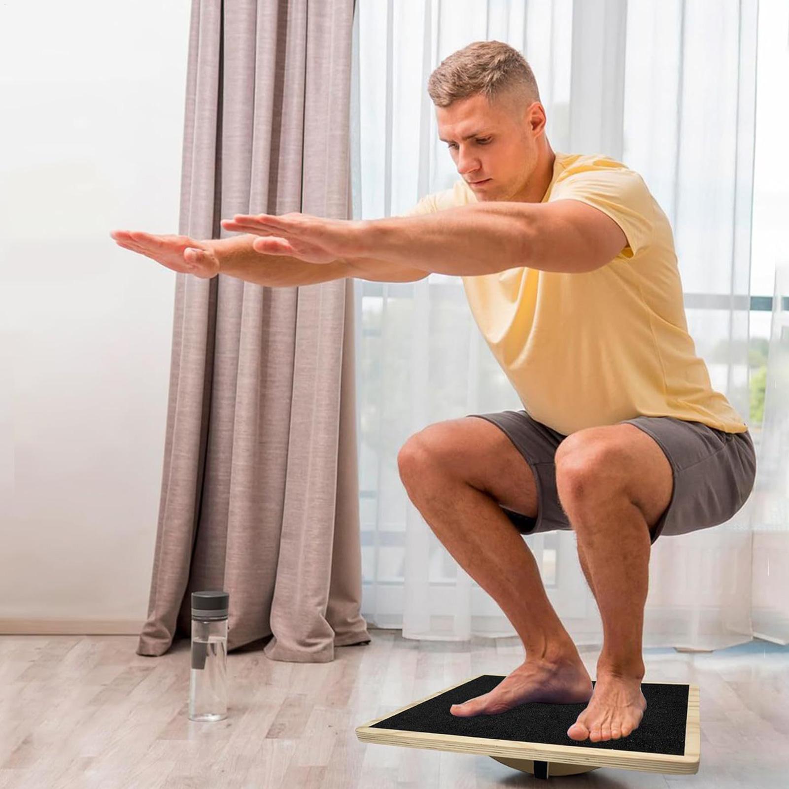Wood Wobble Board Wood Non-Sli - Home Gym Room review and price