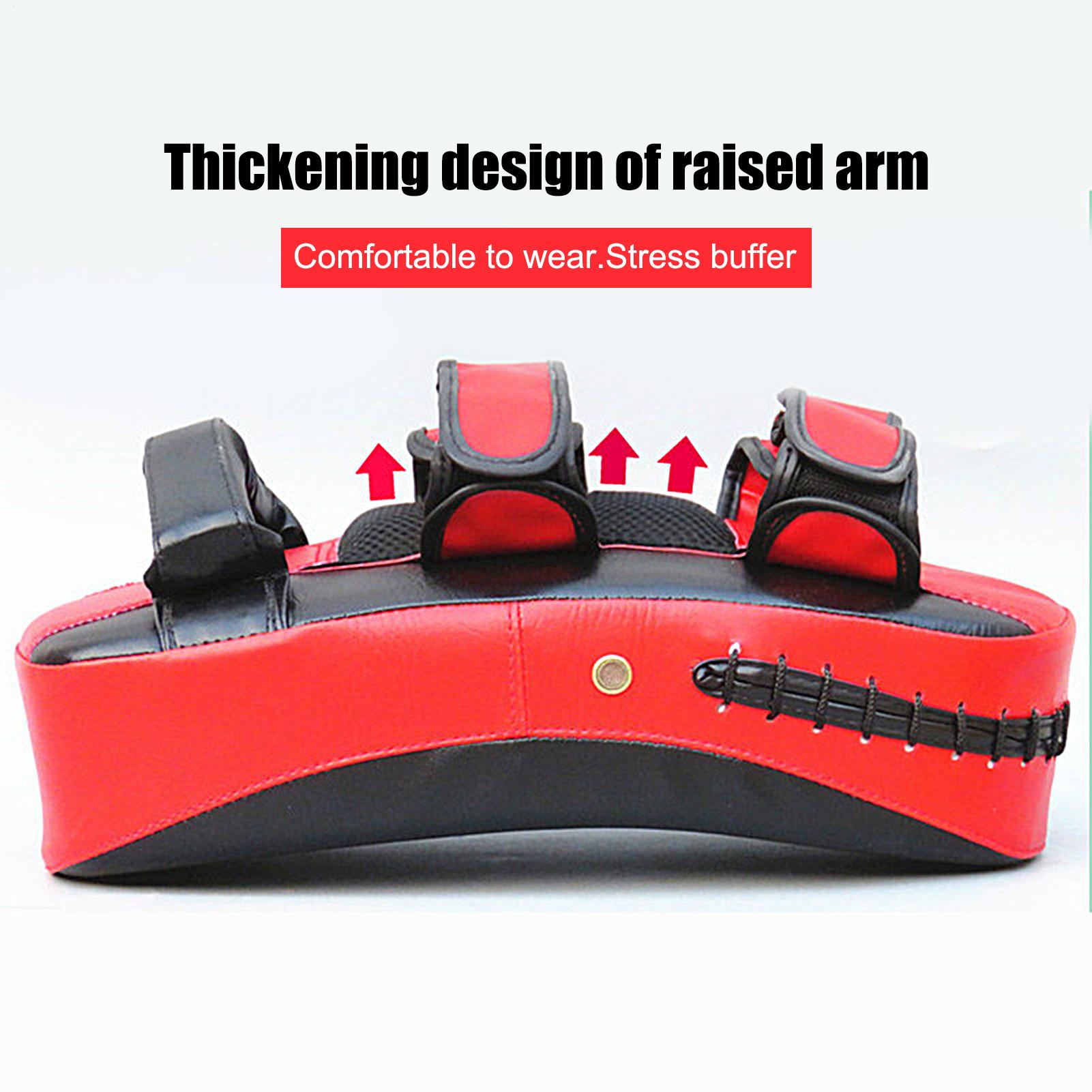 Boxing Pads PU Leather Curved  - Home Gym Equipments review and price
