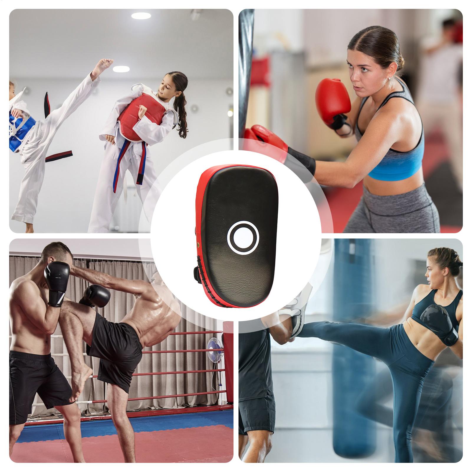 Boxing Pads PU Leather Curved  - Home Gym Equipments review and price