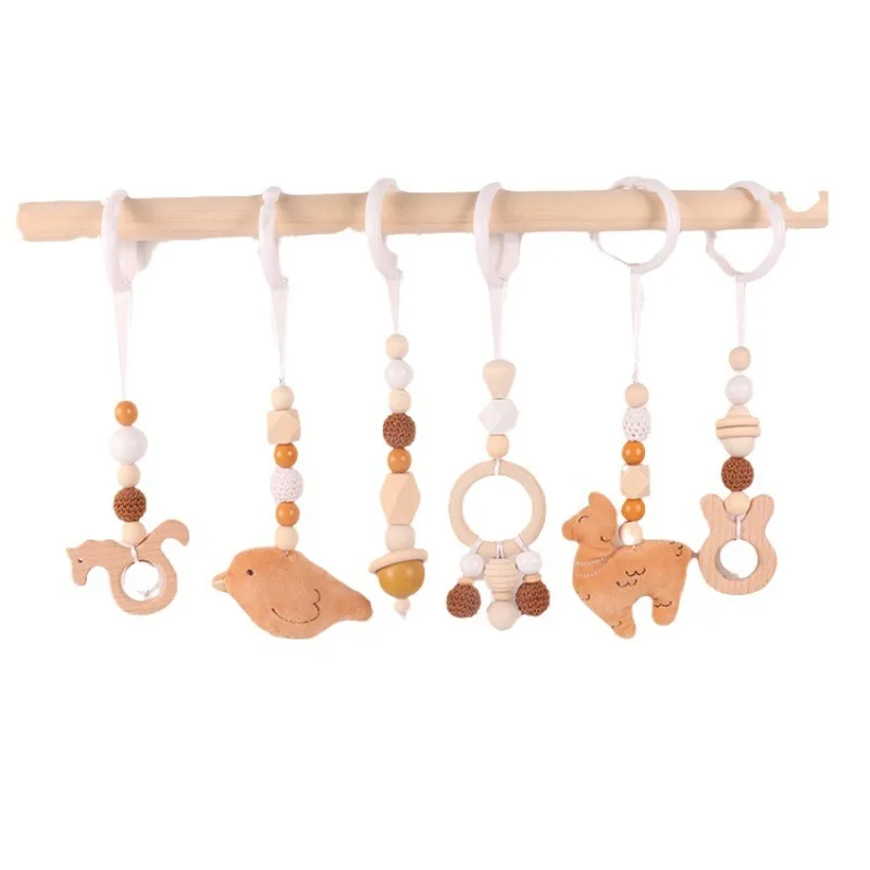 6Pcs Wooden Baby Toys Wooden B - Home Gym Room review and price