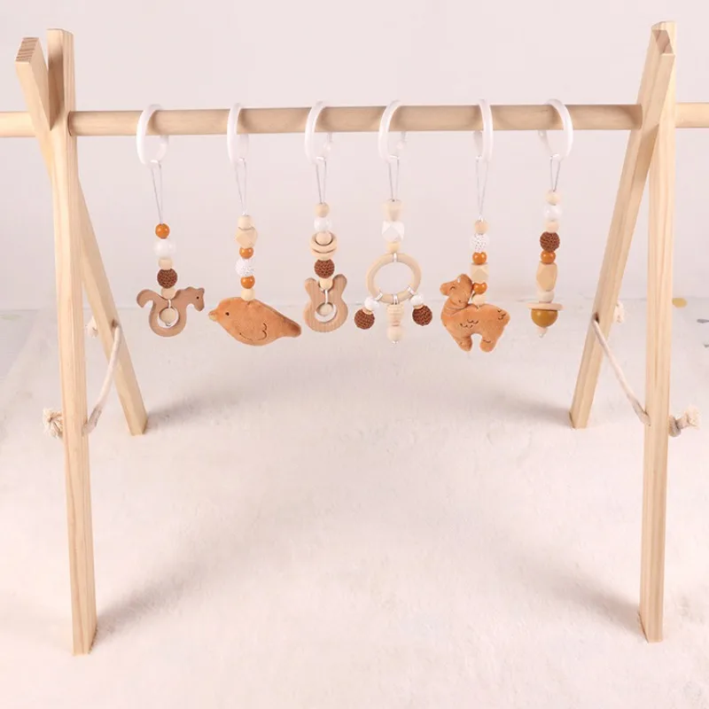 6Pcs Wooden Baby Toys Wooden B - Home Gym Room review and price
