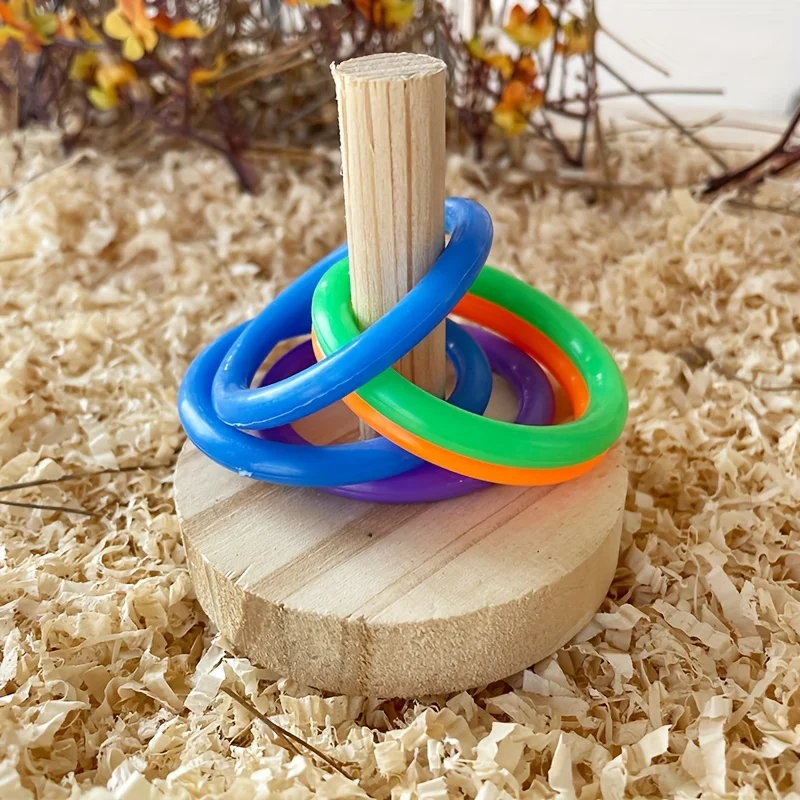 Wooden Interactive Parrot Ring - Gymnastic Rings Wooden review and price