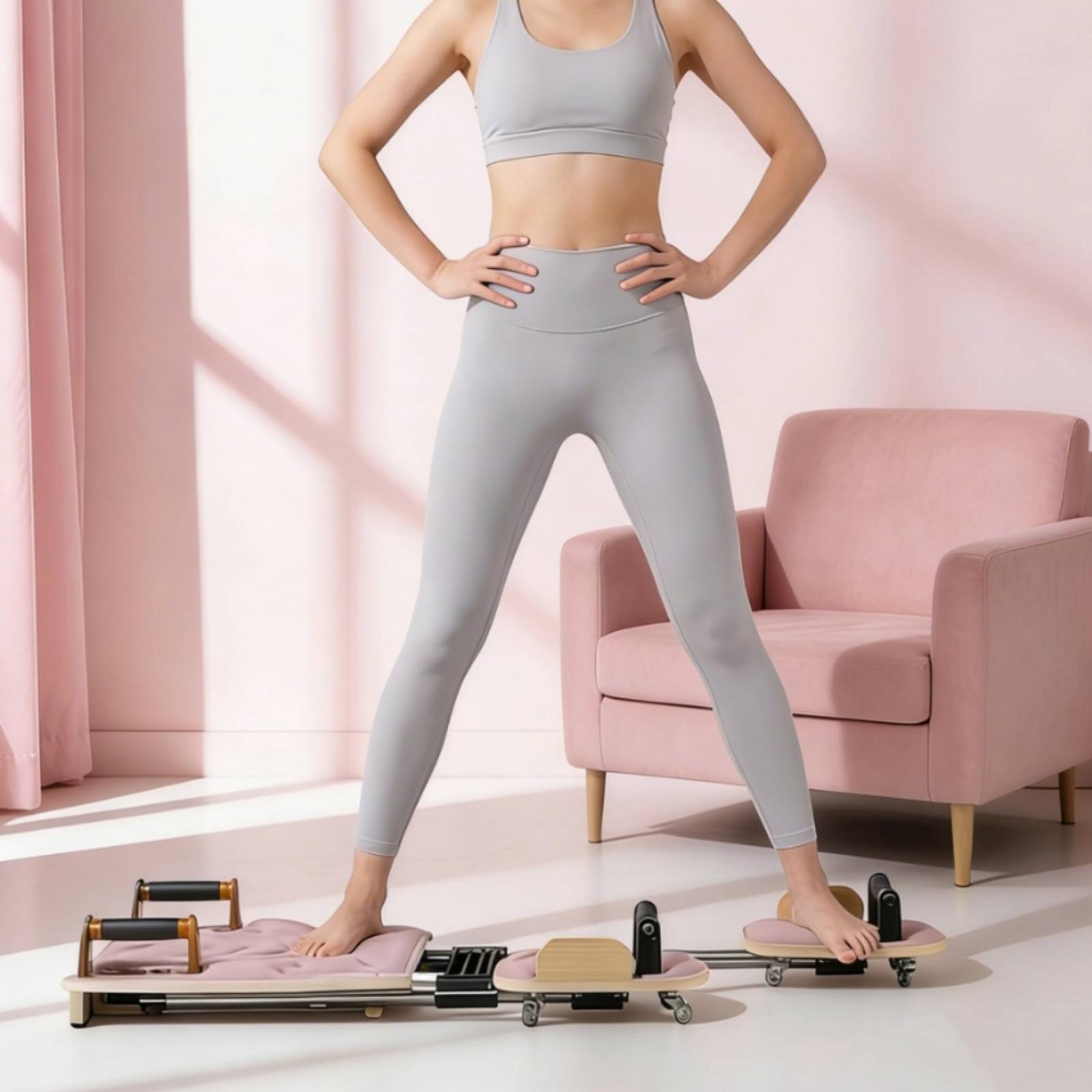 Pilates Reformer Core Bed Curv - Home Gym Portable review and price